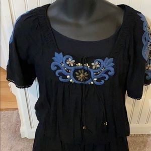 Miss Me Sweet beaded shirt size medium